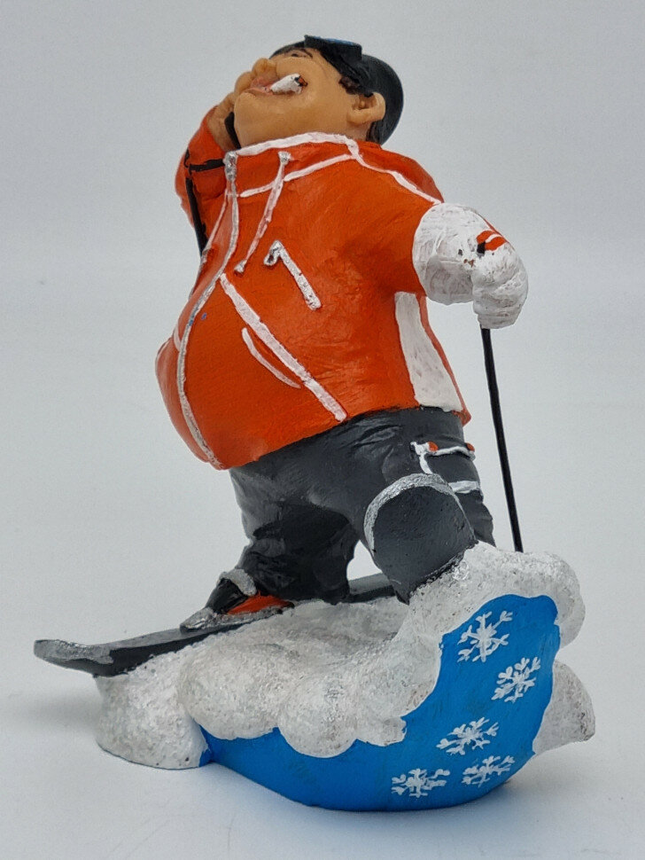 Статуэтка Лыжник толстяк — фото 1