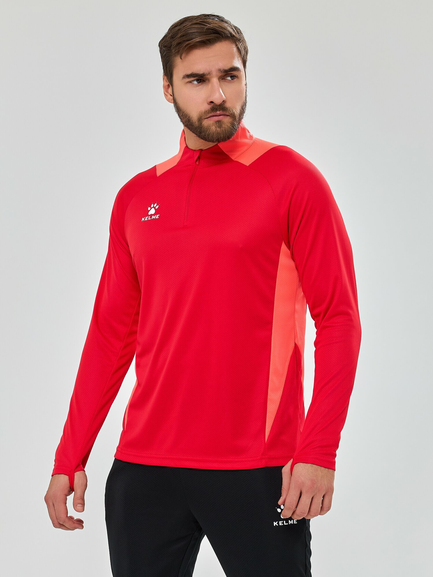 Джемпер Kelme Zippered Pullover размер L красный