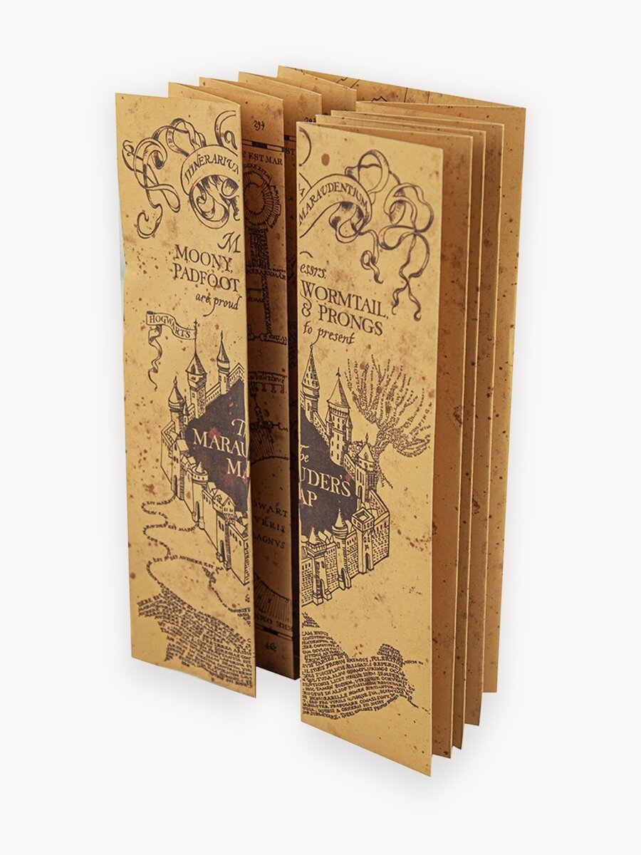 Карта Мародеров, карта Хогвартс, товар Гарри Поттер, Harry Potter, косплей аксессуар, вещь из фильма