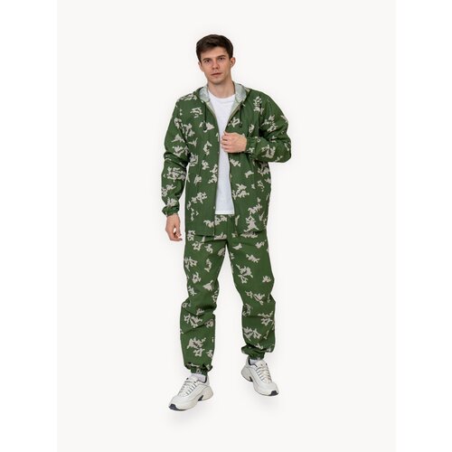 Костюм камуфлированный для рыбалки и активного отдыха ПромДизайн (куртка+брюки), 100% хлопок, 52-170RU