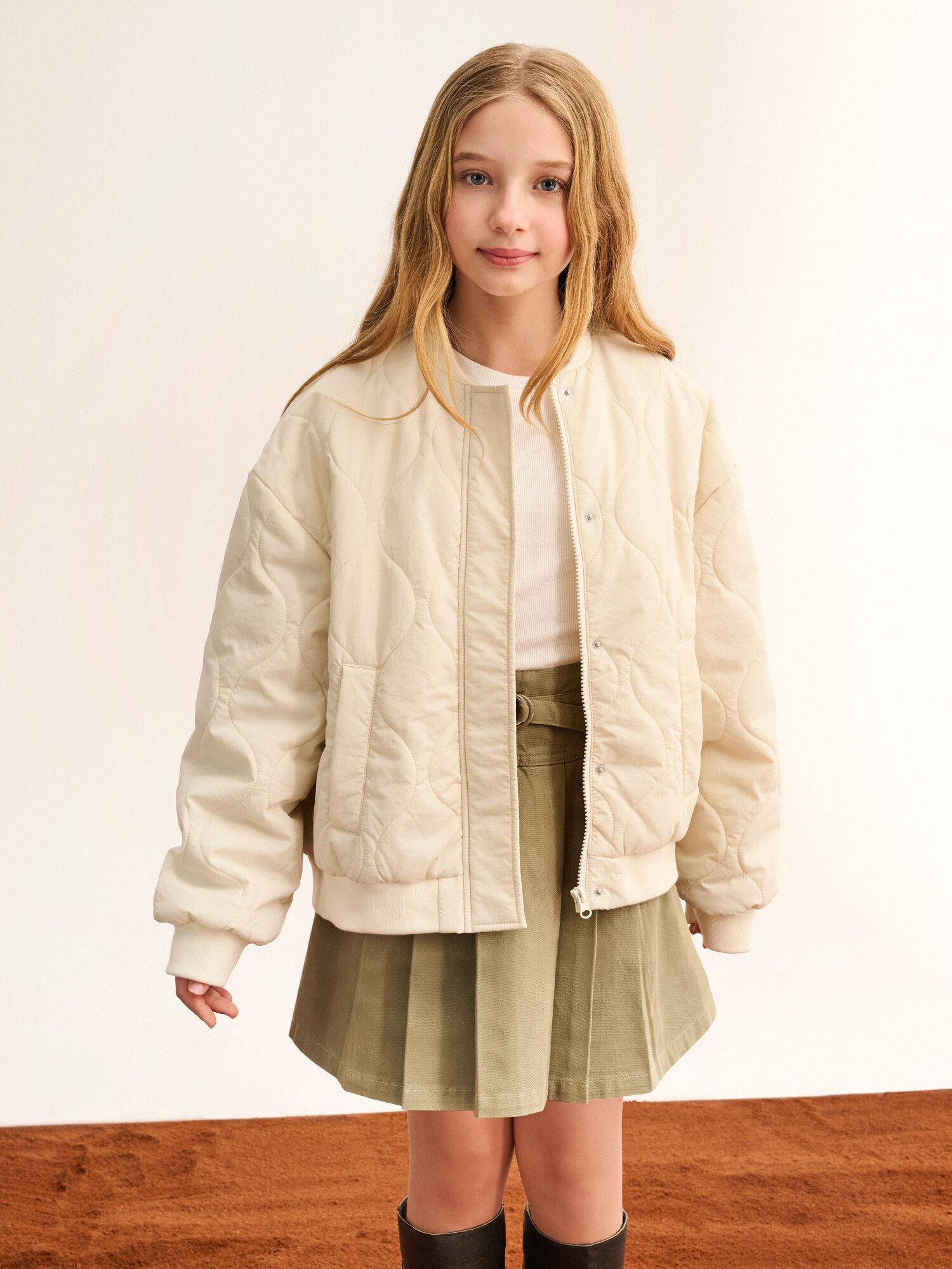 Пальто LC Waikiki размер 6-7 лет бежевый