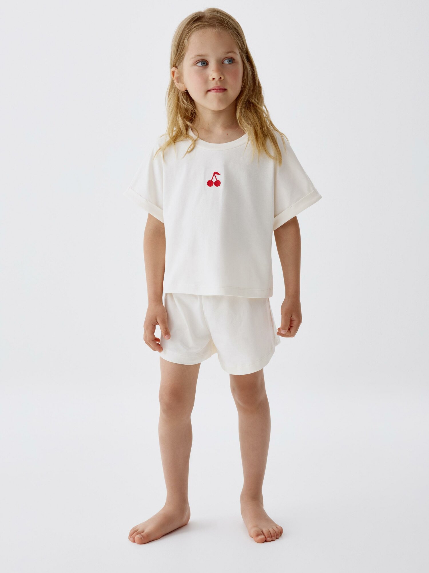 Пижама Sela размер 116 ванильный