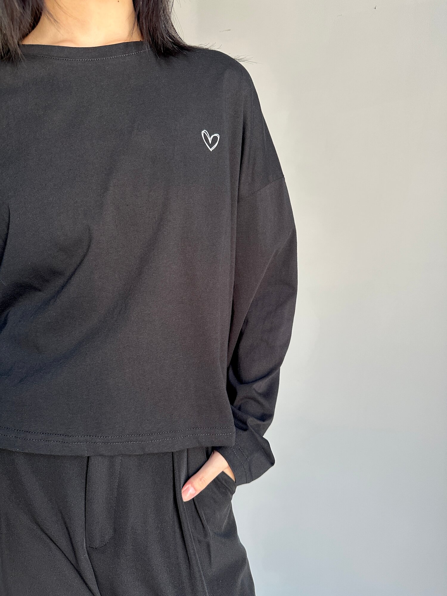 Лонгслив INK, размер Std, , черный — фото 1