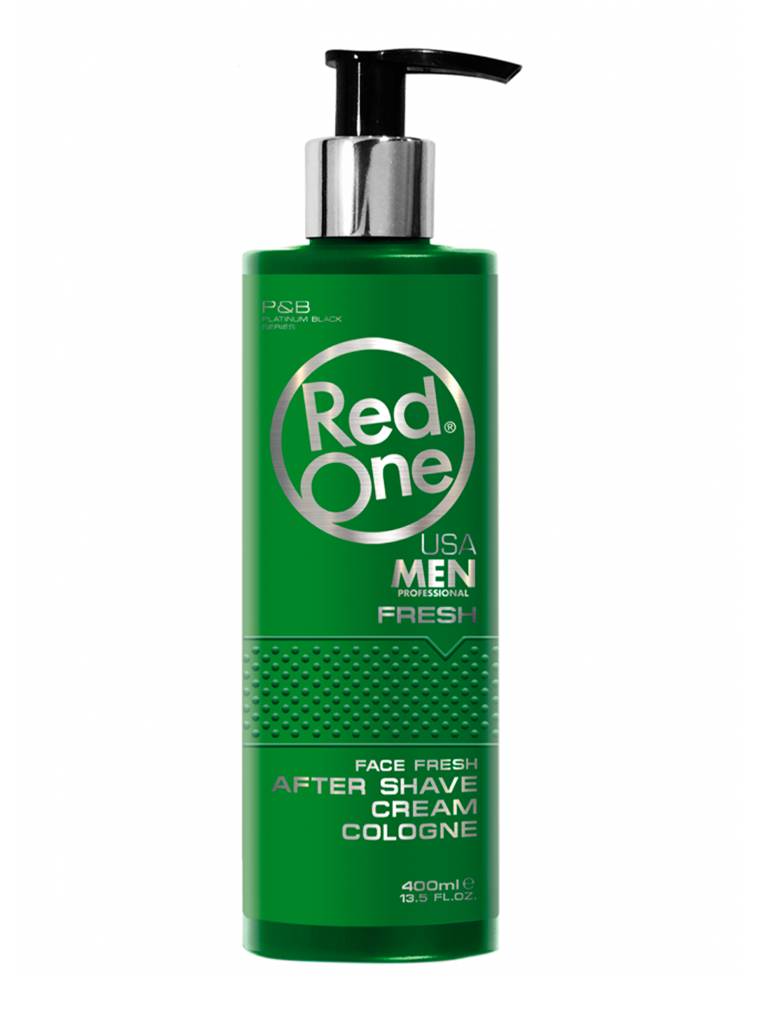 RedOne Face Fresh After Shave Cream Cologne FRESH, крем-колонь после бритья, green, 400 мл.