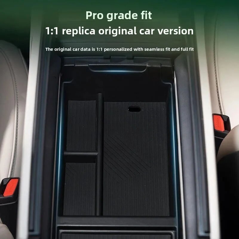 Картинки Для Xiaomi YU7 YU 7 2025 2026, подлокотник для центральной консоли, ящик для хранения, органайзер для консоли из АБС-пластика, лоток для интерьера, аксессуары для уборки