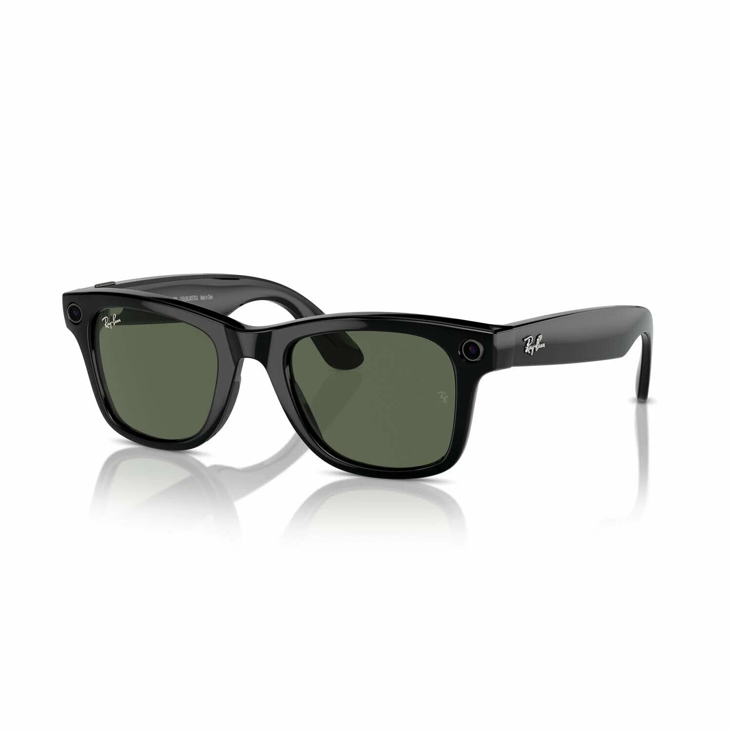 Экшн-очки с камерой Ray Ban Meta WAYFARER Shiny Black/G15