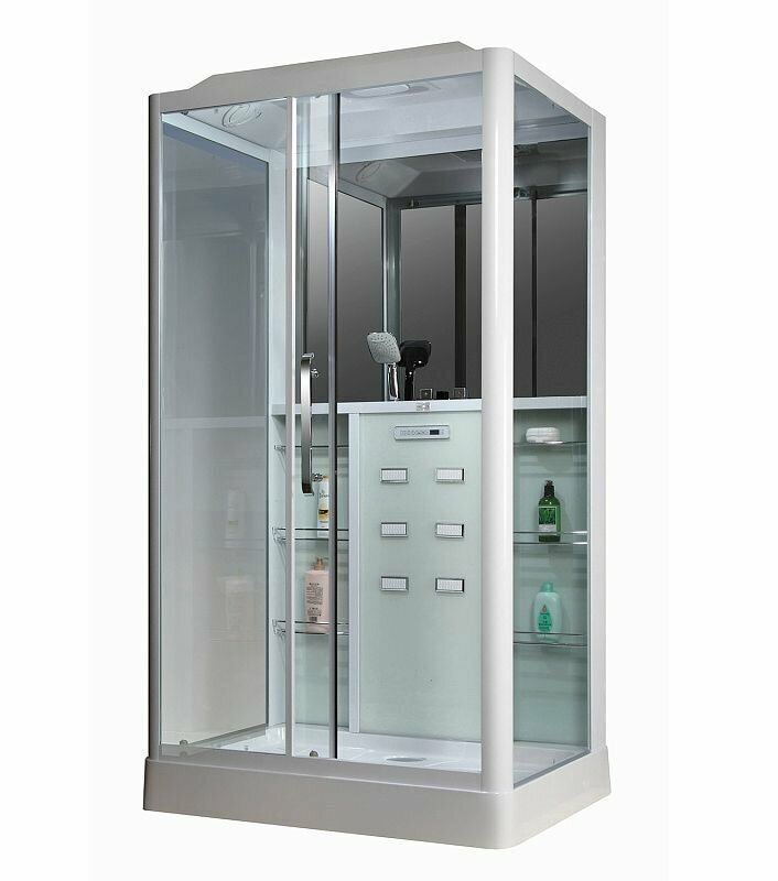 Душевая кабина Loranto Selak CS 127 L 90х120х215 см белая