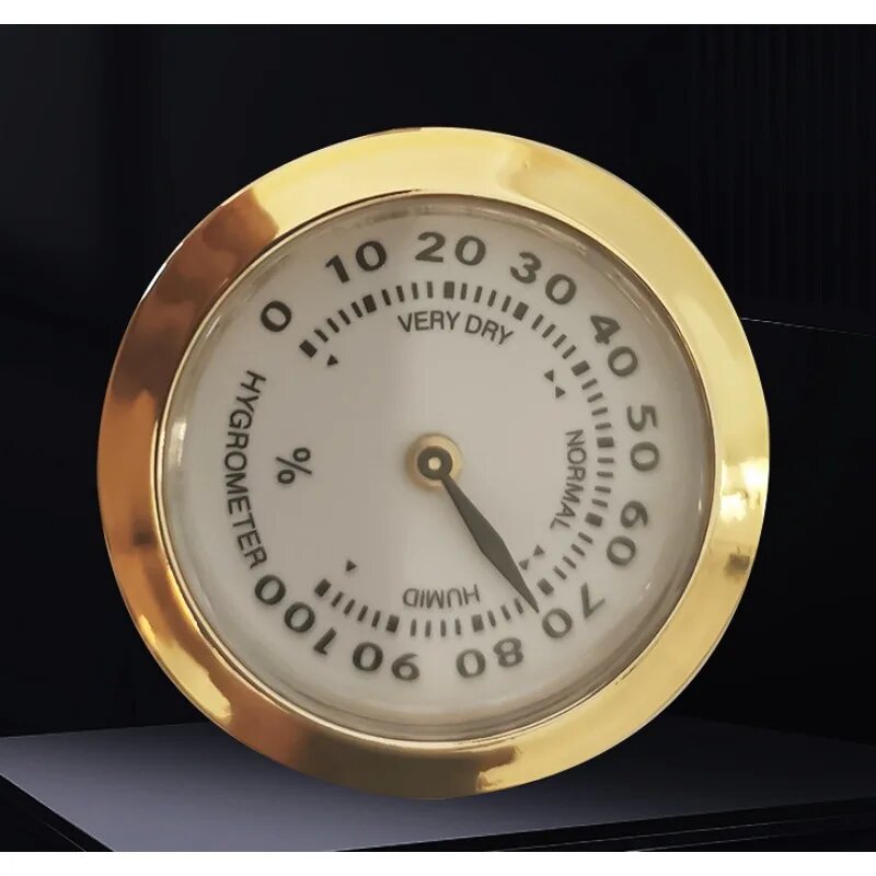 Мини гигрометр металлический 37 мм 1pcs hygrometer