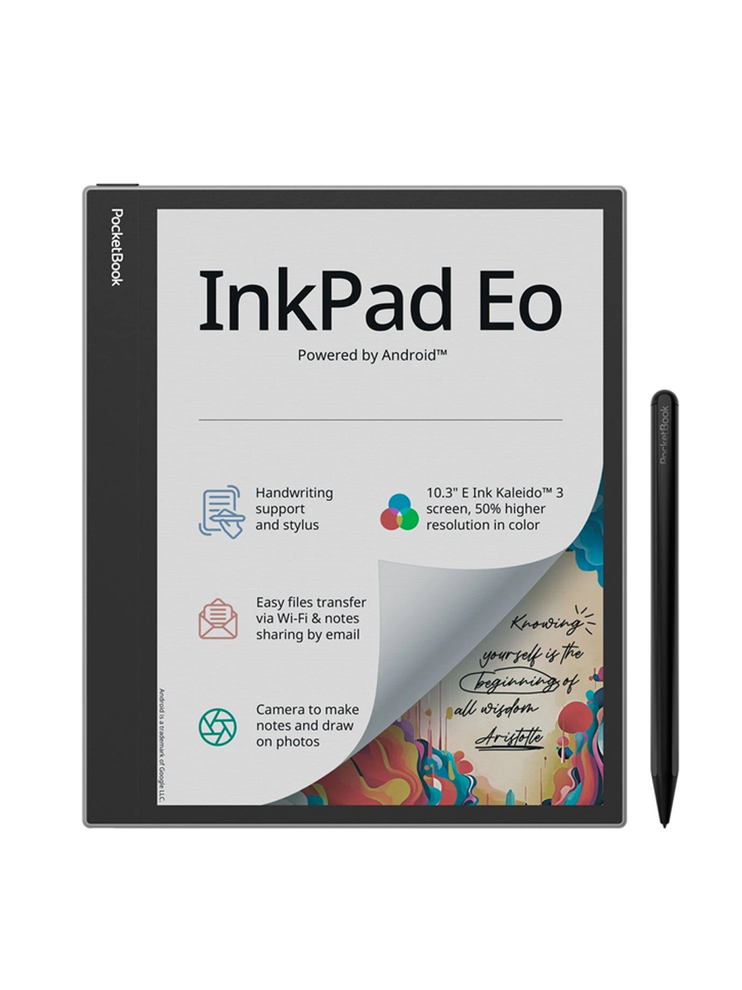 Электронная книга PocketBook 1042 InkPad Eo, Mist Grey PB1042-M-CIS