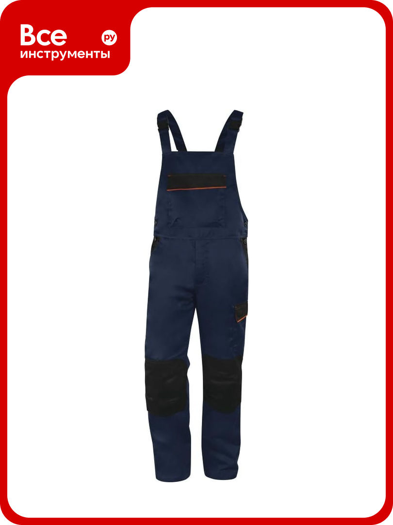 Полукомбинезон рабочий Delta Plus MACH1 Range цвет синий/оранжевый размер S M1SA2BMPT