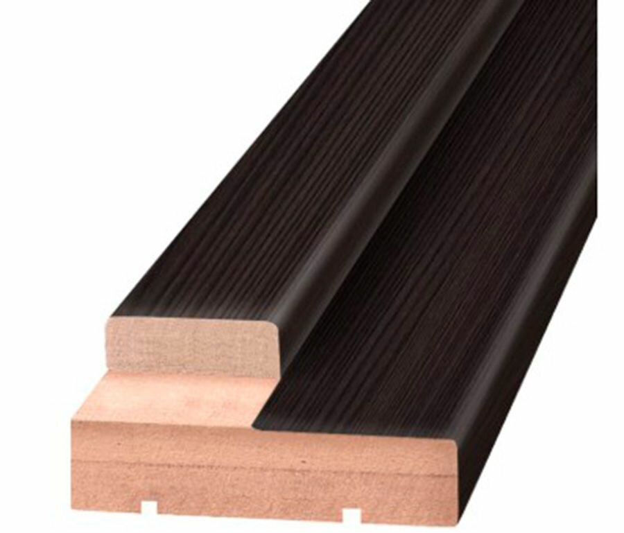 Олови порог дверной 80х32х948мм экошпон Венге