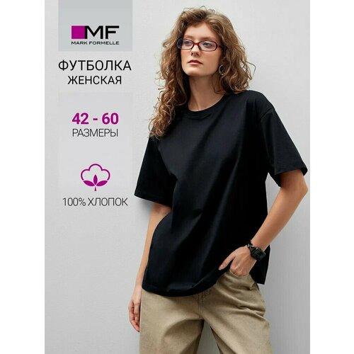 Футболка MARK FORMELLE Для женщин, размер 164/170-92-98, черный