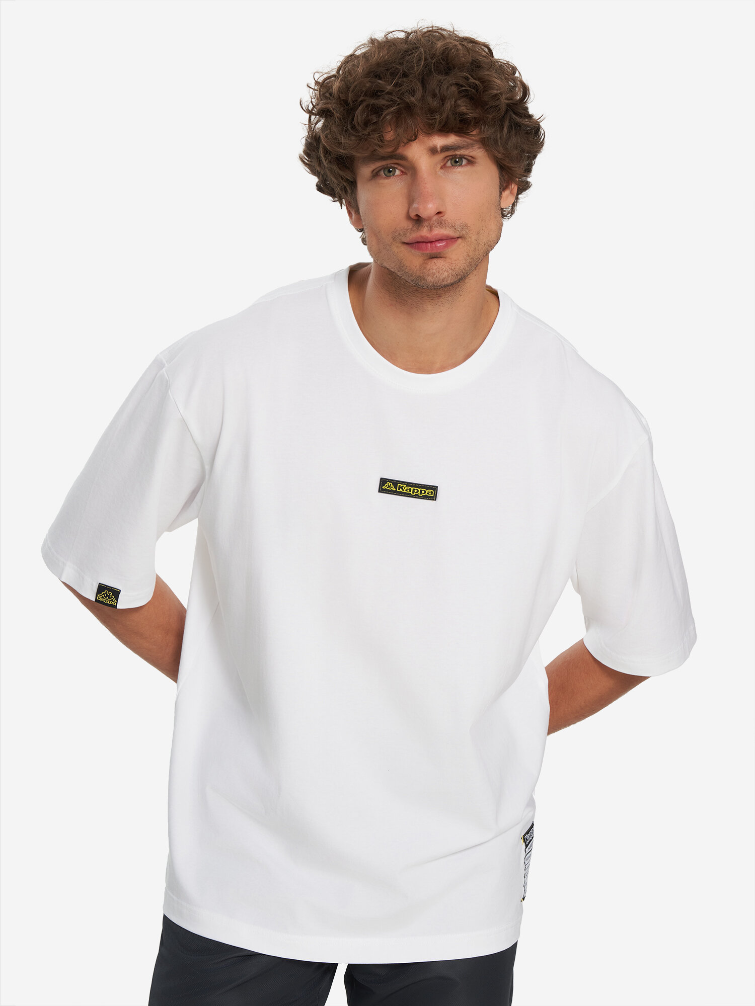 Футболка Kappa, размер 48-50, белый — фото 1