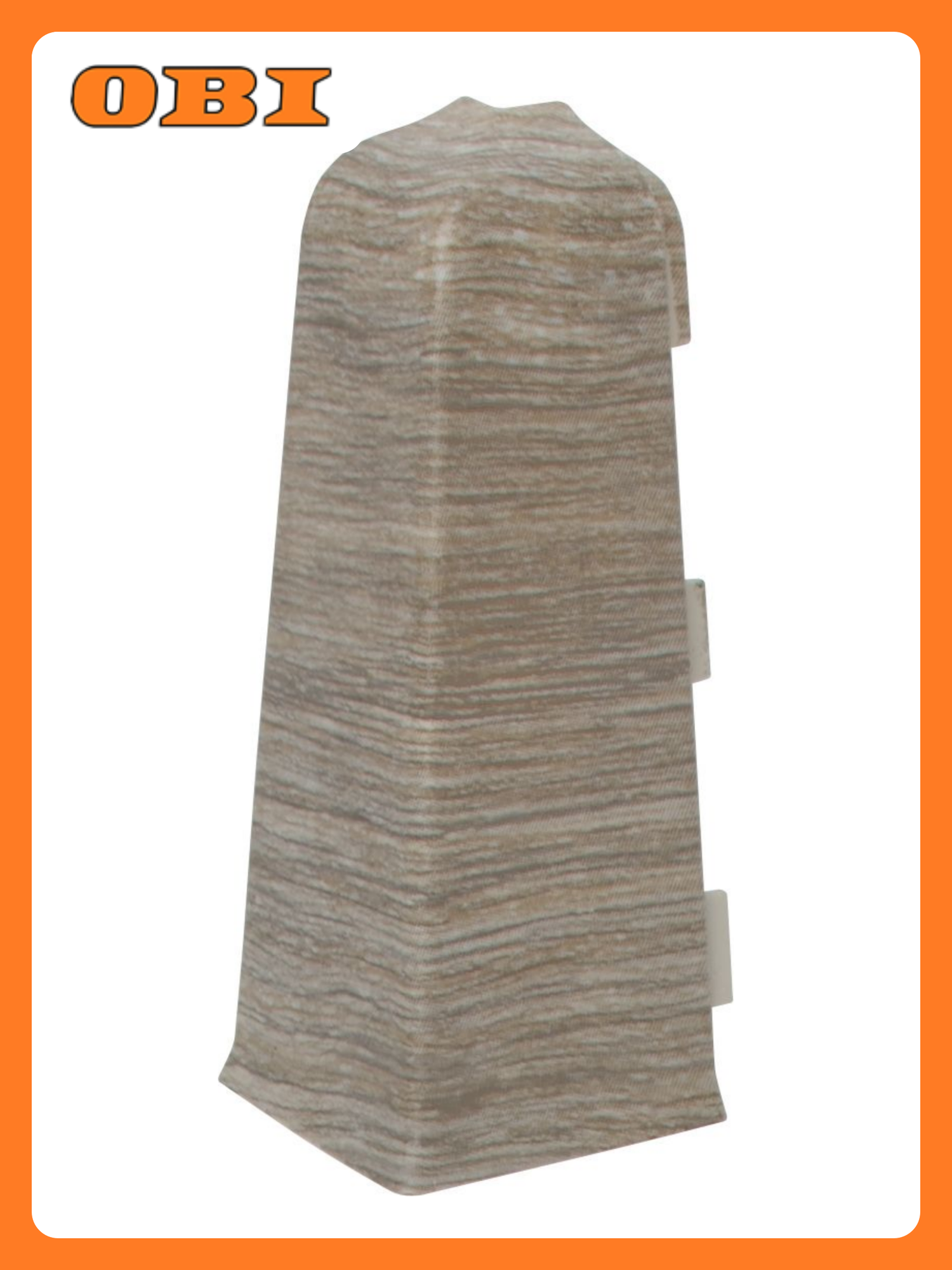 Наружный уголок Salag Lima  пластик  матовый  цвет дуб кембридж  1 шт