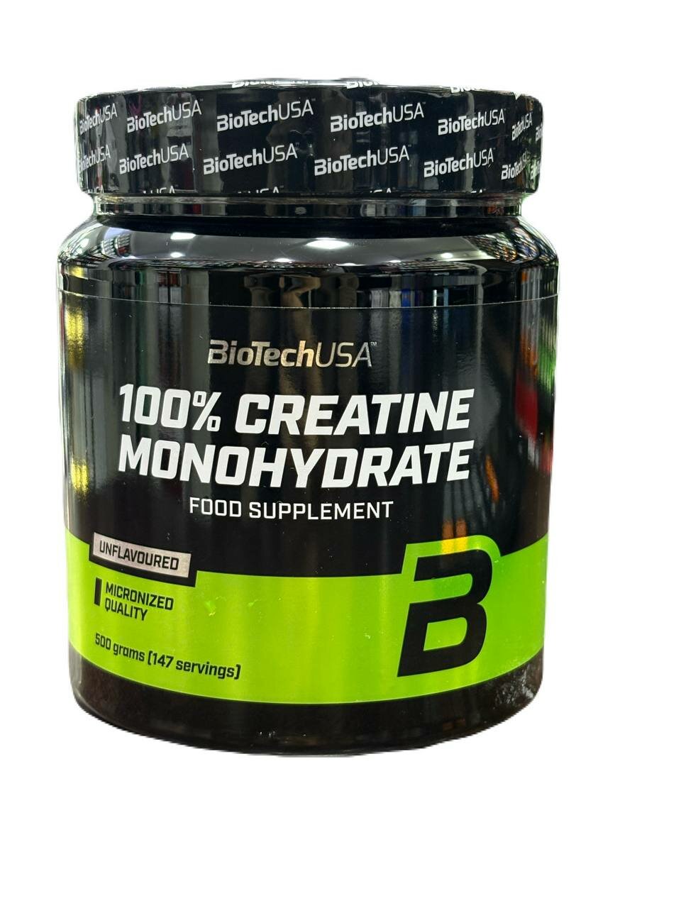 Креатин BioTech Creatine Monohydrate 500g, порошок, 147 порций, базовый вкус