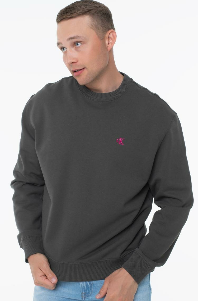 Свитшот Calvin Klein Jeans, размер M, , черный — фото 1