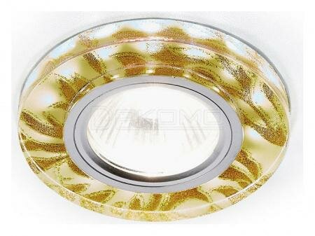 Встраиваемый светильник Ambrella Light Led S232 S232 W/G, современный стиль