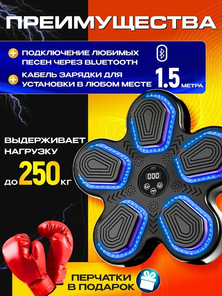 Интерактивная игрушка. Настенная игра в бокс, пришлите перчатки — фото 1