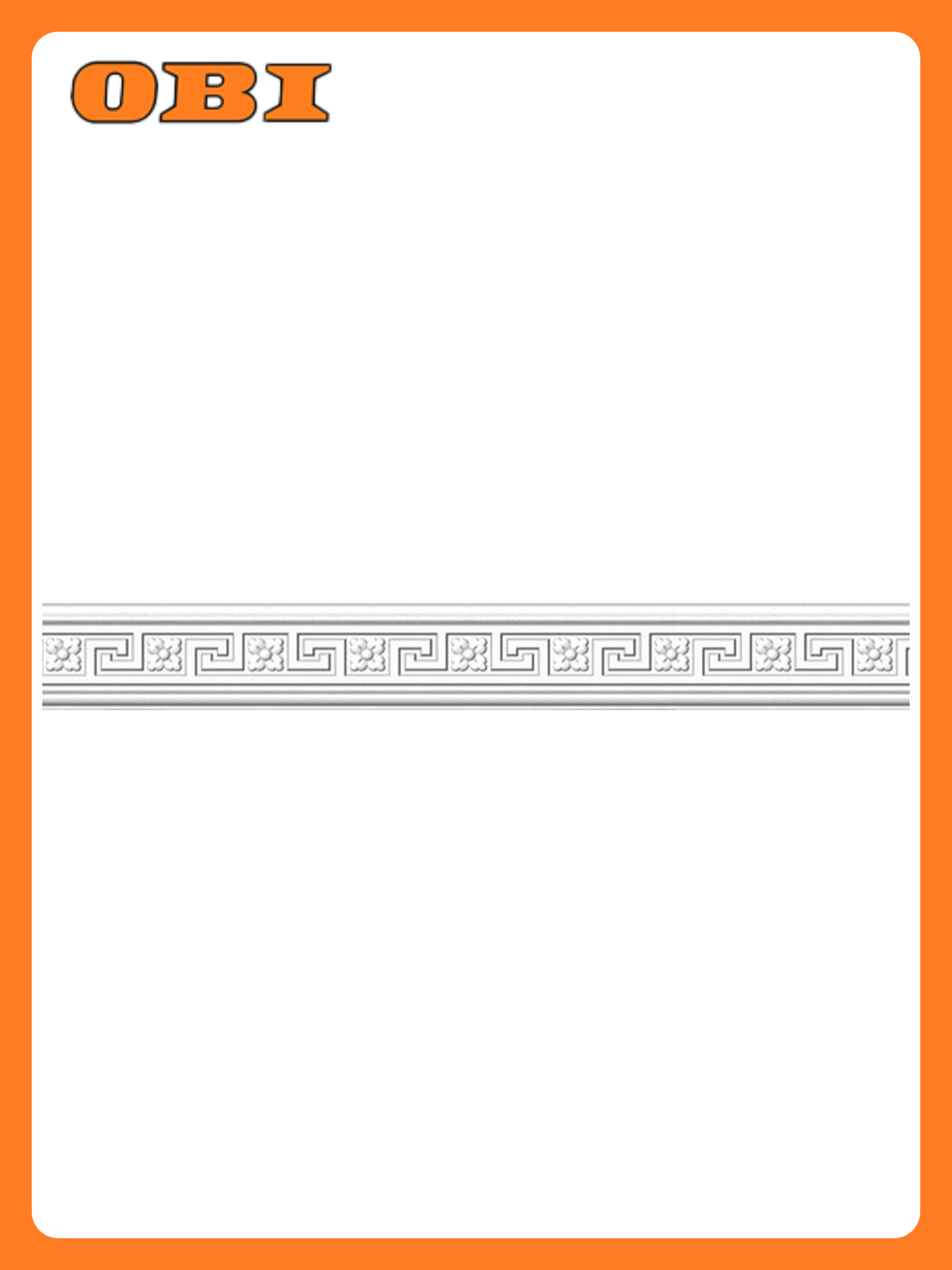 Плинтус потолочный Format 18004 пенополистирол 200 см белый