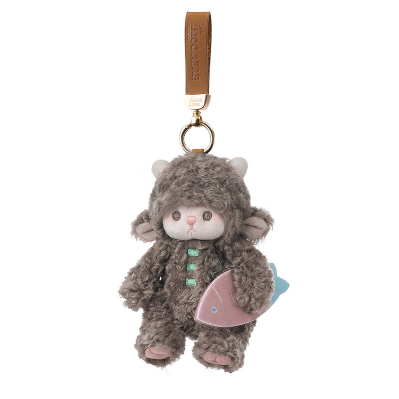 Плюшевая подвеска унисекс BABA DOLL Limited Collection Healing, 15 см EU, Lamb Surfing Style