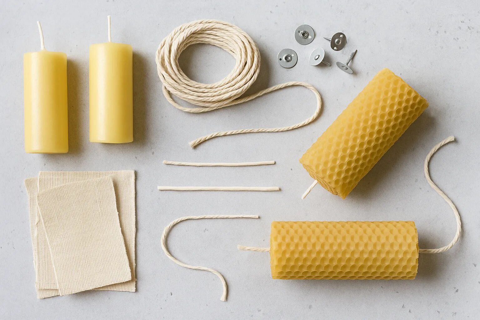 Фитиль для свечей, хлопковый, вощенный, для домашнего использования, длина 61м, 40 нитей