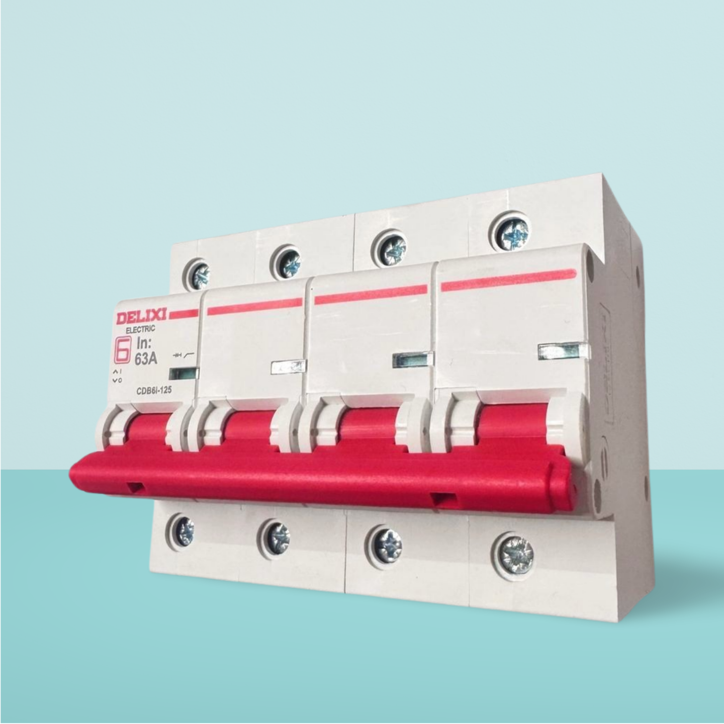 Авт. выкл. DELIXI CDB6i-125 4P C 63А — фото 1