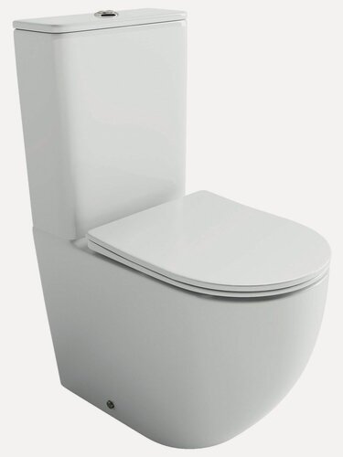 Изображение товара Унитаз-компакт Ceramicanova Mia Торнадо с бачком, сиденье микролифт, белый, CN1801T