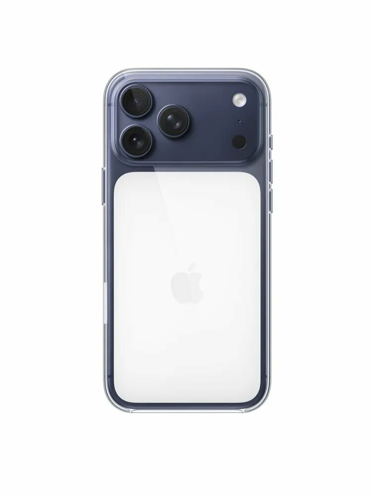 Чехол Savdo "Clear Case", для iPhone 17 Pro Max, MagSafe, прозрачный, карбон — фото 1