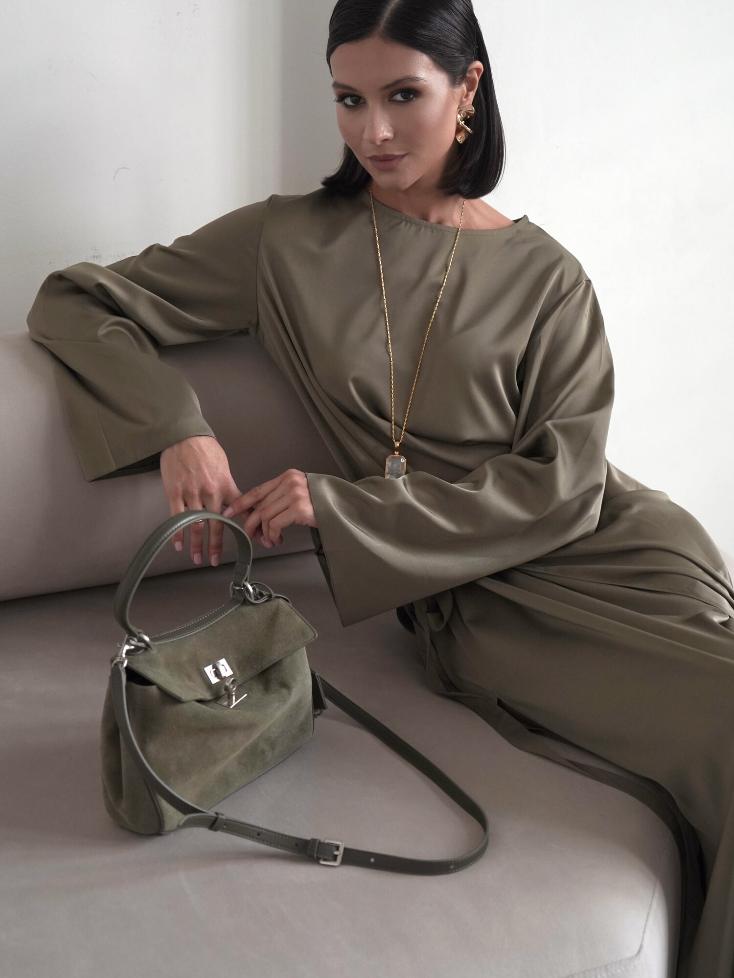 Сумка тоут Paprika Bag Italy, зеленый — фото 1