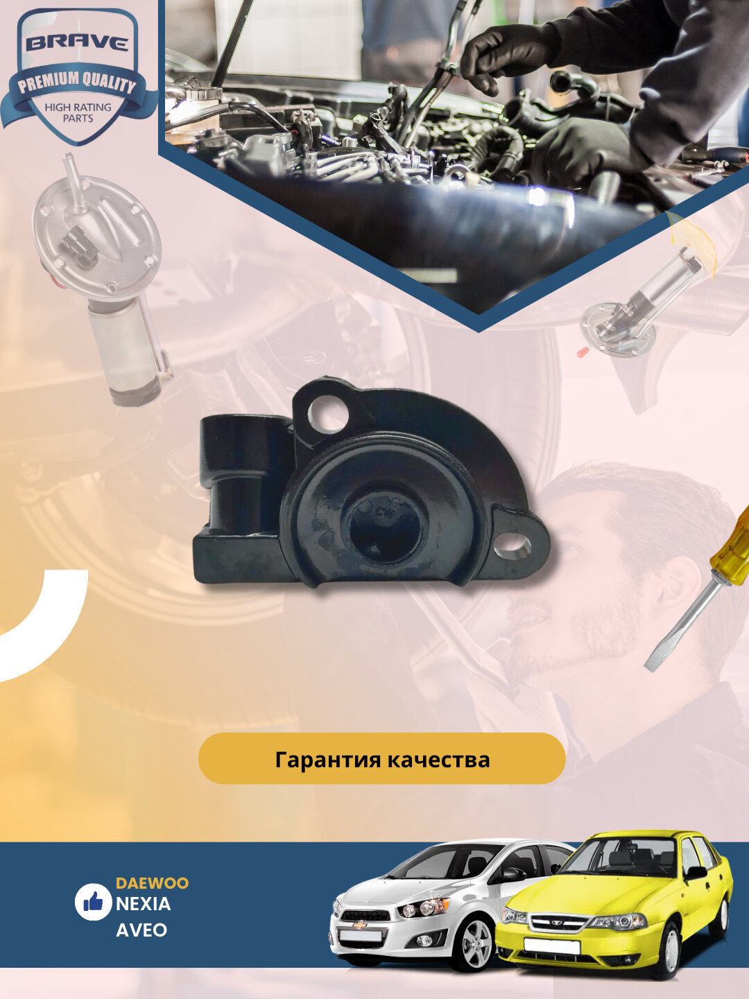 Датчик дроссельной заслонки Chevrolet/Daewoo — фото 1