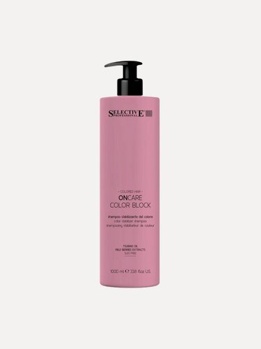 Изображение товара Шампунь Selective Professional OnCare Color Block Shampoo Stabilizer pH 5.4-5.75, для стабилизации цвета, 1000 мл