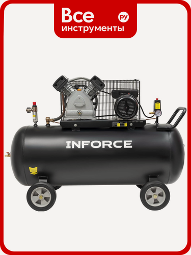 Изображение товара Ременной компрессор (200 л; 10 бар; 412 л/мин) Inforce BCX-200L