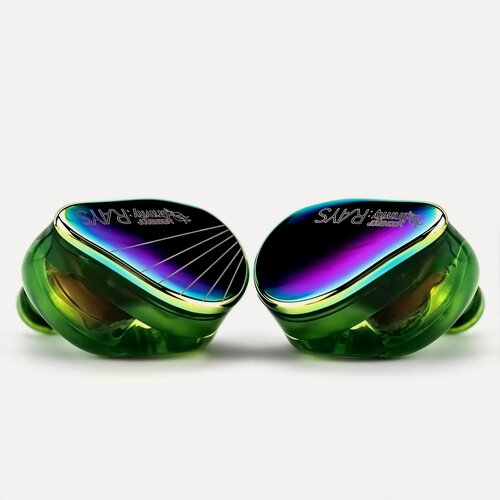 Изображение товара Наушники MOONDROP Rays, проводные, игровые, с ANC, RGB, зеленые