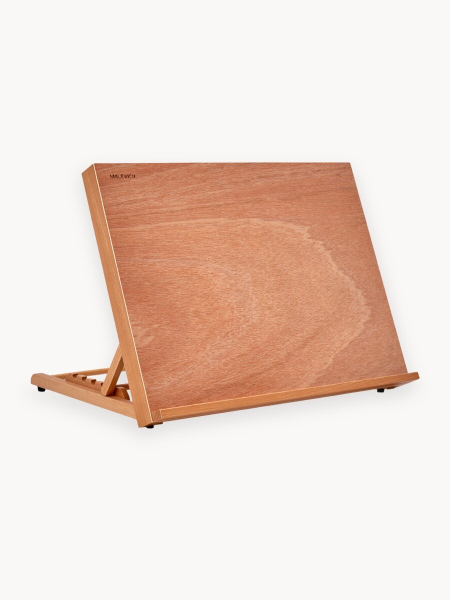 Настольный мольберт планшет Малевичъ МЛ-23, деревянный мольберт для формата А3