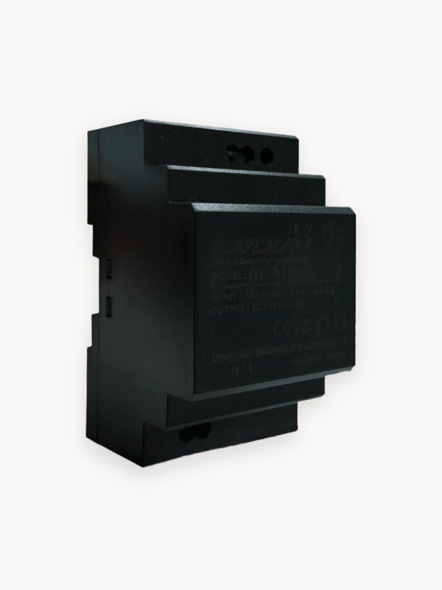 Блок питания на дин рейку ZD 30Вт, 2.5А, 12V