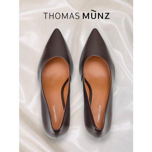 фото Туфли лодочки thomas munz, размер 40, коричневый