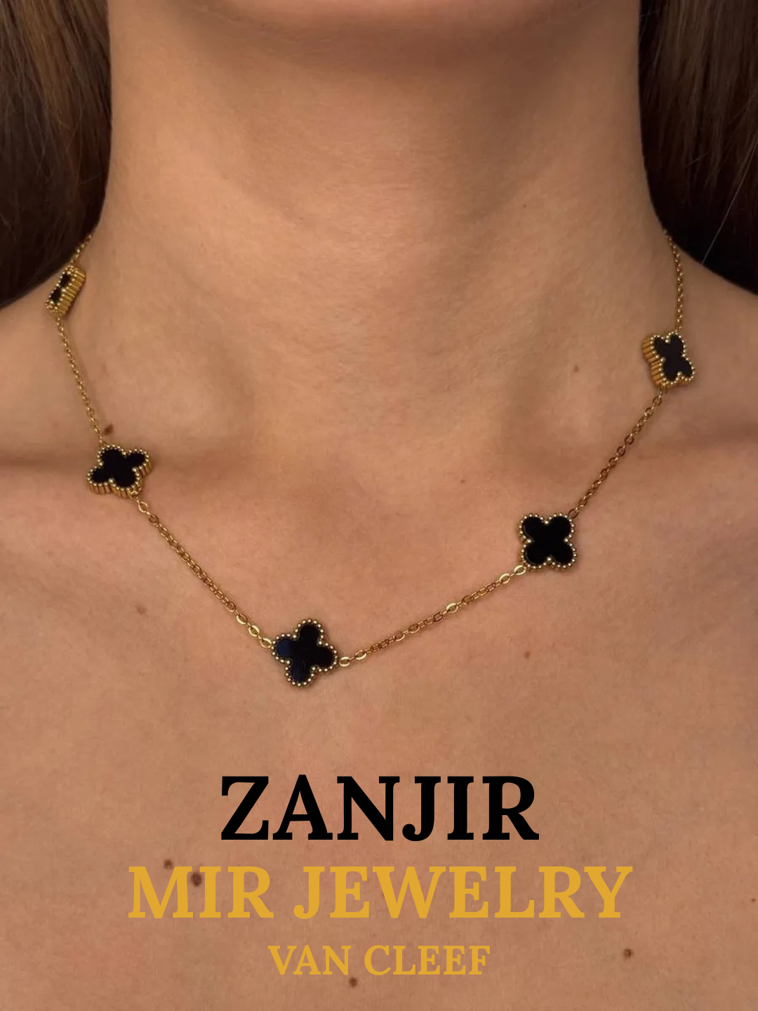 Цепь XUPING JEWELRY, 1 шт., длина 45 см, black