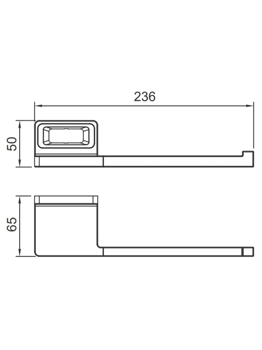 Бумагодержатель настенный GAPPO G30803-23 — фото 1