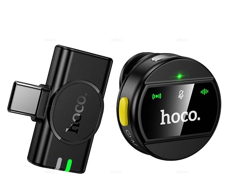 Микрофон Hoco L21, беспроводной, Type-C, до 15м, время работы 6ч