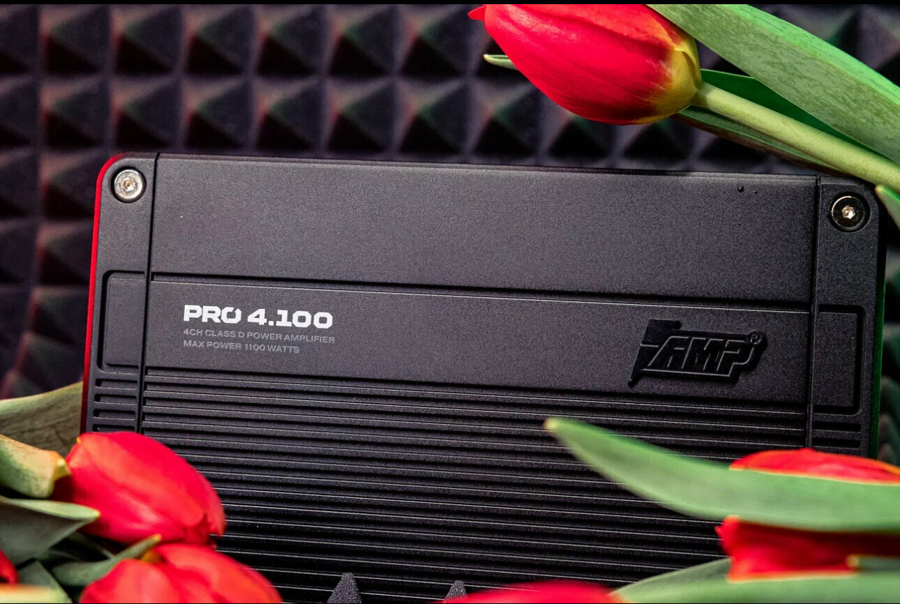 Усилитель AMP PRO 4.100, D-класс, четыре канала, 100 Вт/канал — фото 1