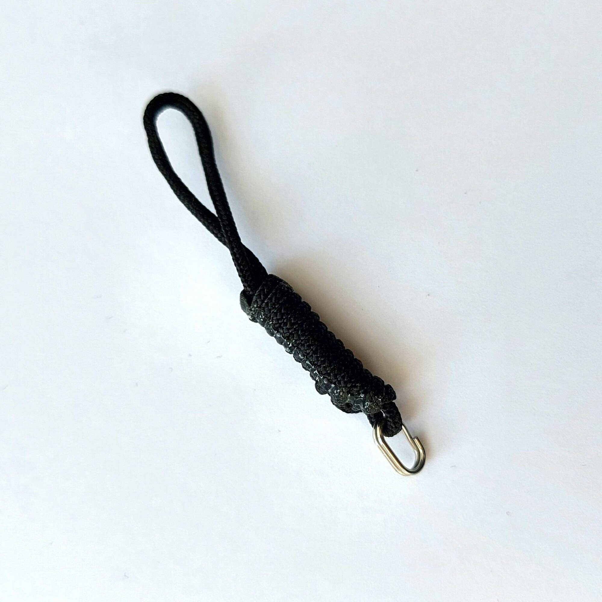 Карабин веревочный "Арабеск" для гимнастической палочки и ленты 6см, Чёрный, 1 шт