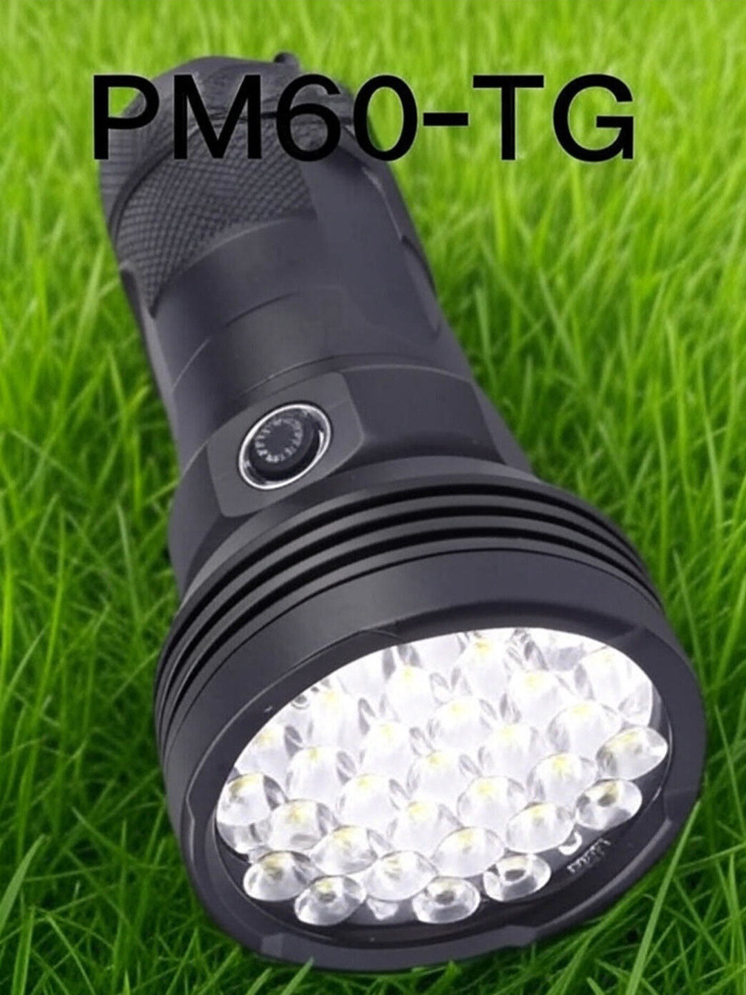 Мощный фонарь - 32 светодиода. Корпус толстостенный алюминий — фото 1