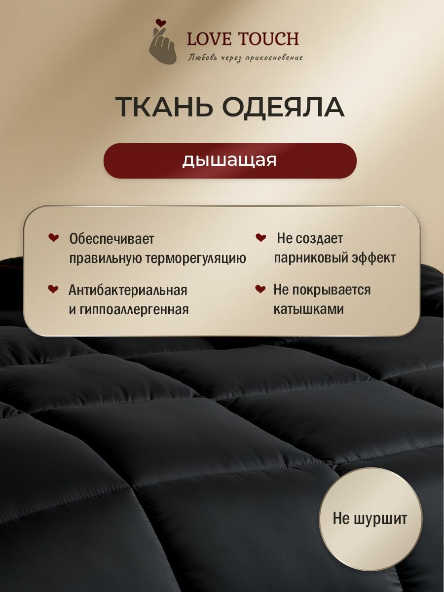 Одеяло Евро 200х220 см всесезонное Love Touch 300гр/м2 — фото 1