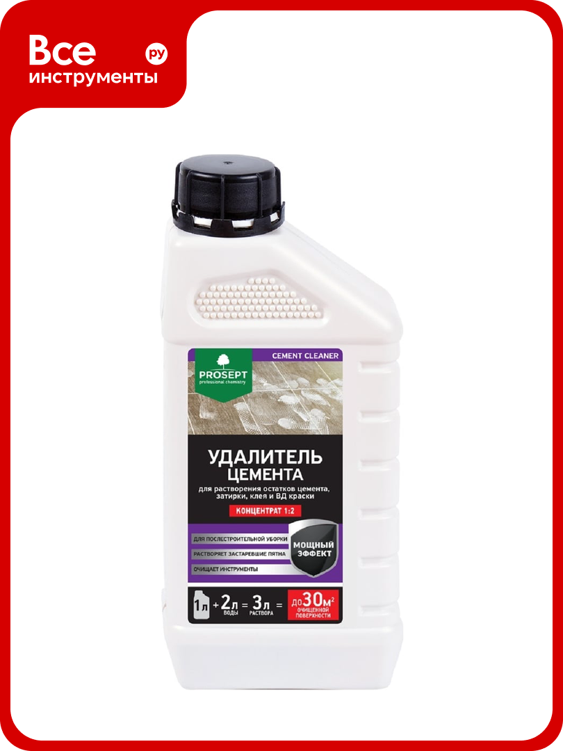 Удалитель цемента PROSEPT CEMENT CLEANER 1 л концентрат 1:2 022-1