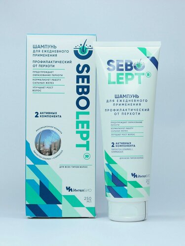 Изображение товара Шампунь от перхоти Sebolept для ежедневного применения профилактический 250 мл