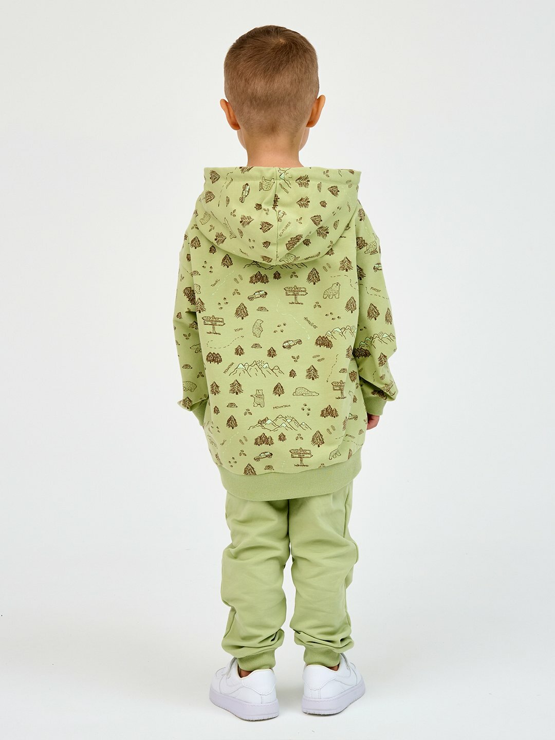 Толстовка neo, размер 104, светло-зеленый — фото 1