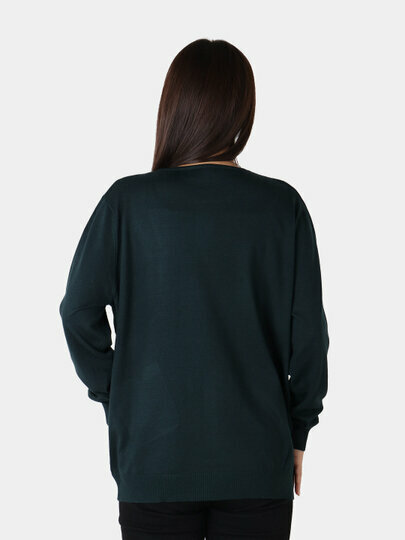 Свитер размер One Size, , темно-зеленый — фото 1