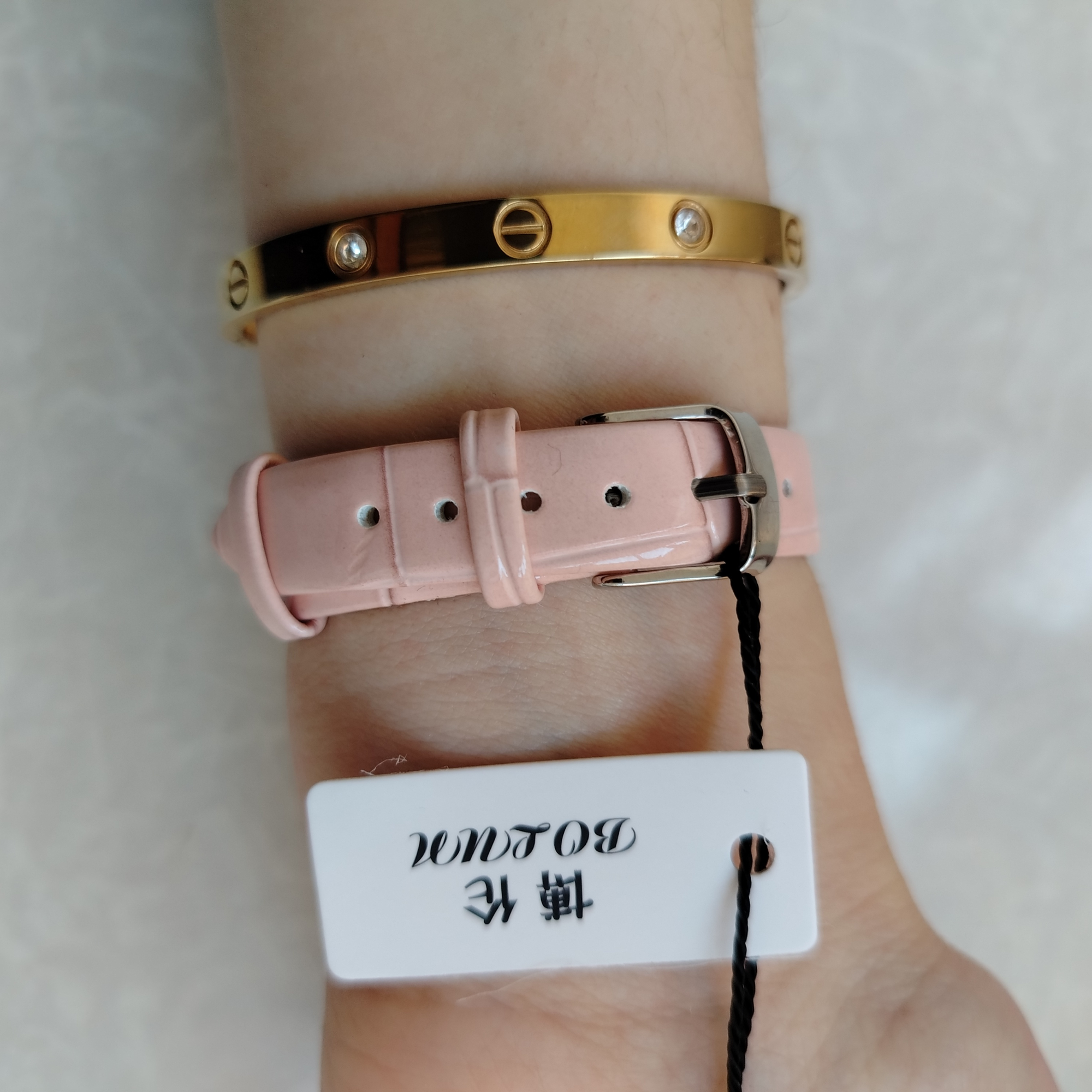 Наручные часы BOLUN Классика, золотистый — фото 1