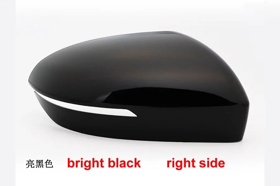 Изображение Для Changan CS75 Plus автомобильные аксессуары 1-го поколения, зеркало заднего вида, крыло, боковые зеркала, крышки, чехол, черный, 1PCS bright black L