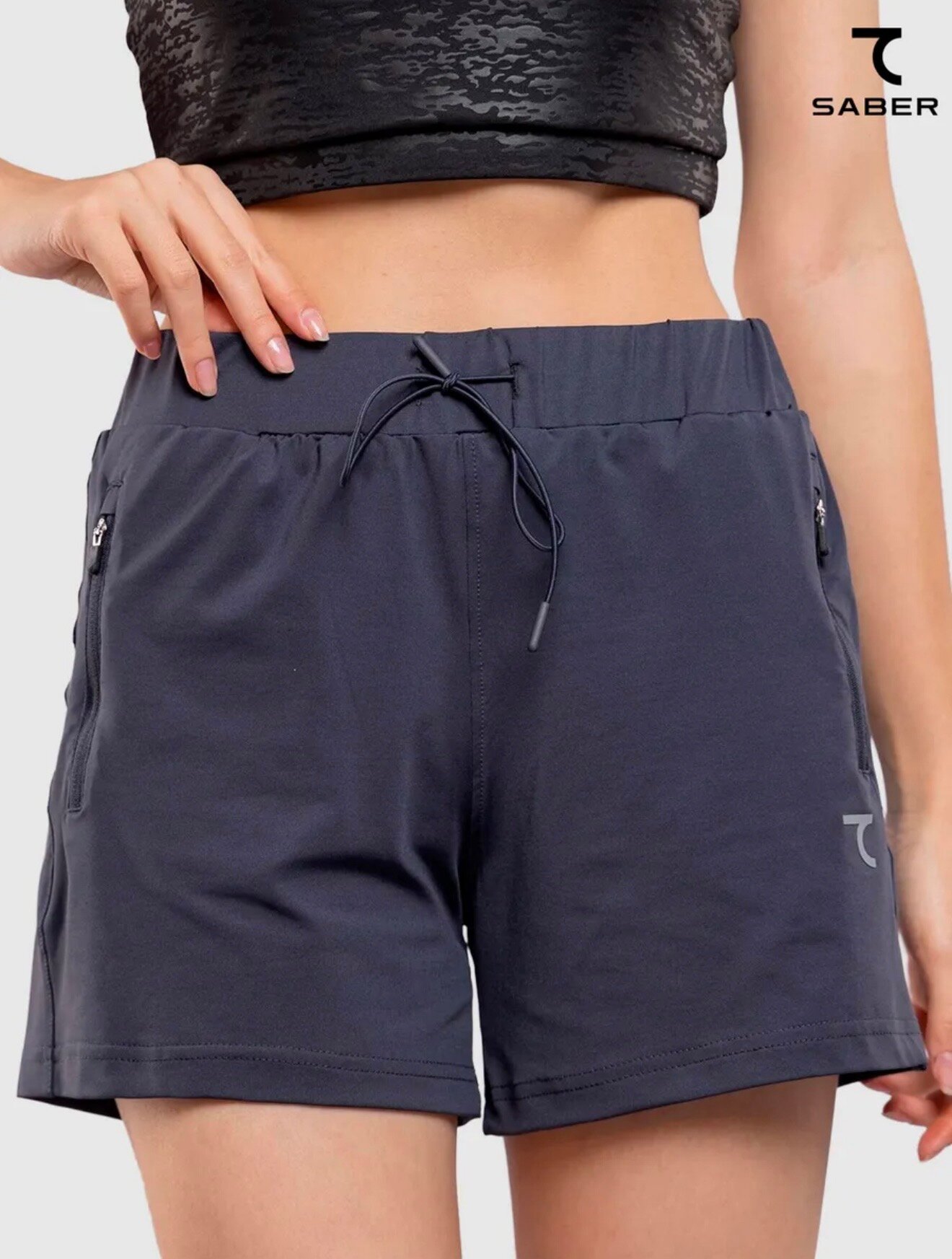 Шорты 7SABER Saber7, размер M S, темно-синий — фото 1